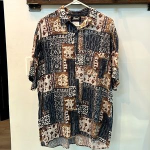 VJNTAGE 90s beach button down